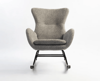 Munnar Rocking Chair - Dining Chair - Furniselan - Grey