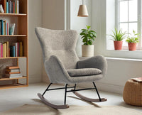 Munnar Rocking Chair - Dining Chair - Furniselan - Grey