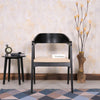 Muse Sheesham Wood Arm Chair - Dining Chair - Furniselan - Black-Finish