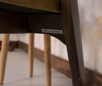 Muse Sheesham Wood Arm Chair - Dining Chair - Furniselan - Teak-Finish