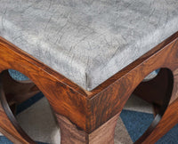 Nagpur  Stool Ottoman Poufee Furniselan - Grey-Finish
