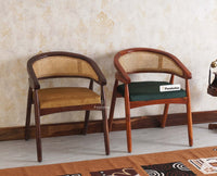Baron Solid Rubber Wood Arm Chair Furniselan - Maple-Finish