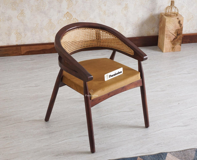 Baron Solid Rubber Wood Arm Chair Furniselan - Grey Finish