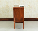 NewYork Wooden Rattan Cane Two Door Sideboard With Three Drawers - Brown Finish
