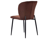 Nimbus Niche Dining Chair – Modern Upholstered Dining Chair for Home & Café Maroon