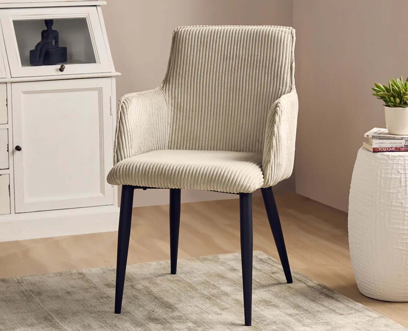 Nordic Living Study Chair Dining Chair - Dining Chair - Furniselan - White