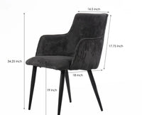 Nordic Living Study Chair Dining Chair - Dining Chair - Furniselan - Grey