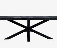 Orvian 6 Seater Dining Table Black