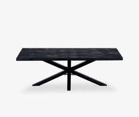 Orvian 6 Seater Dining Table Black