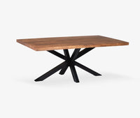 Orvian 6 Seater Dining Table brown