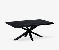 Orvian 6 Seater Dining Table Black