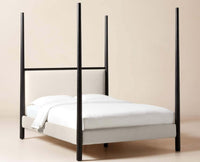 Paris Royale Bed King Size Poster Bed Furniselan Black