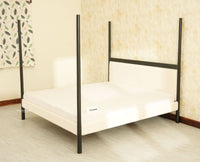 Paris Royale Bed King Size Poster Bed - Black Finish