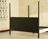 Paris Royale Bed King Size Poster Bed - Black Finish