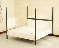 Paris Royale Bed King Size Poster Bed - Black Finish