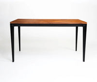 Parkstone Wooden 6 Seater Dining Table with Iron Brown