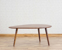 Pearl Solid Wood Triangle  Coffee Table Furniselan - Teak-Finish