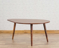 Pearl Solid Wood Triangle  Coffee Table Furniselan - Teak-Finish