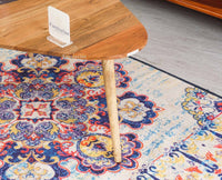 Pearl Solid Wood Triangle Coffee Table - Coffee Table - Furniselan - Natural-Finish