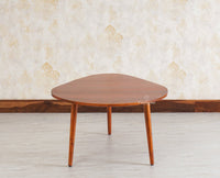 Pearl Solid Wood Triangle  Coffee Table Furniselan - Maple-Finish