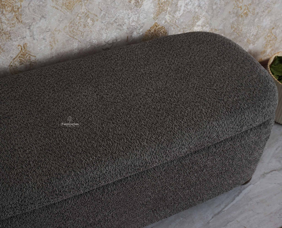 PebbleSoft Storage Bench Trunk Box - Trunks & Cabinets - Furniselan-Grey
