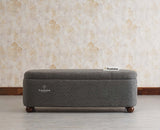 PebbleSoft Storage Bench Trunk Box - Trunks & Cabinets - Furniselan-Grey 