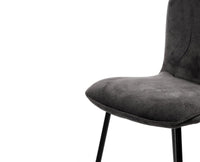 Pine Parlor Dining Chair – Modern Upholstered Dining Chair for Home & Café Grey