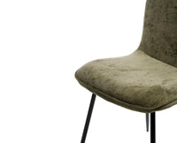 Pine Parlor Dining Chair – Modern Upholstered Dining Chair for Home & Café green