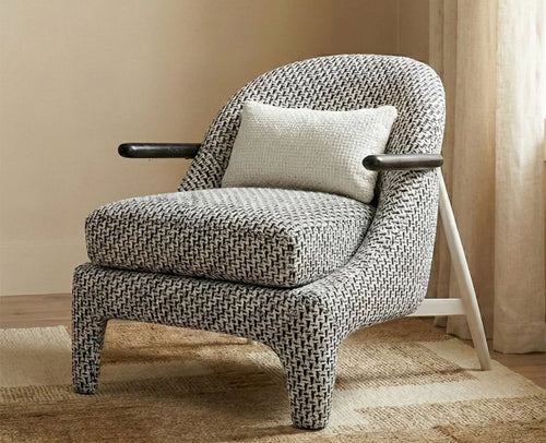 Pittsburgh Accent Chair Furniselan Black & White