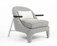 Pittsburgh Accent Chair Furniselan Black & White