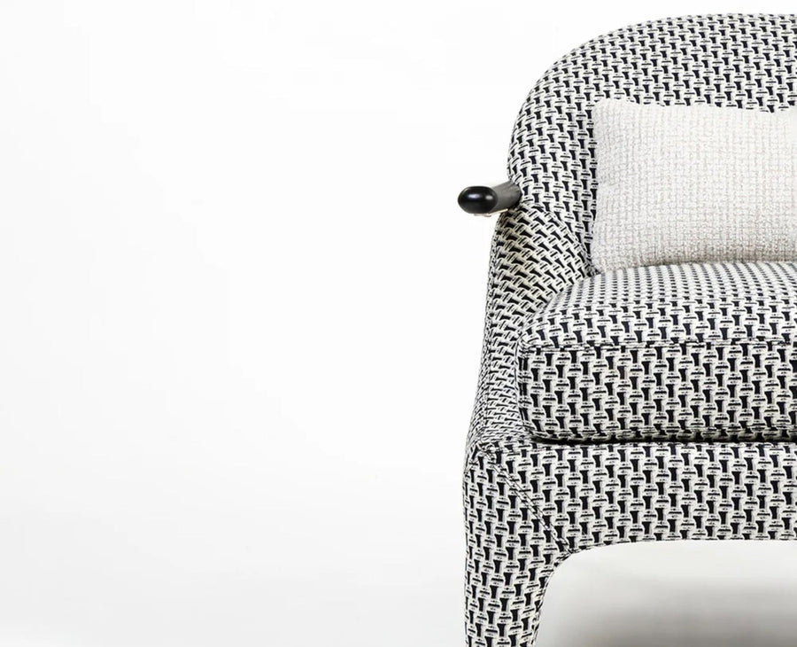Pittsburgh Accent Chair Furniselan Black & White