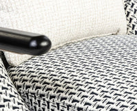 Pittsburgh Accent Chair Furniselan Black & White