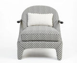 Pittsburgh Accent Chair Furniselan Black & White