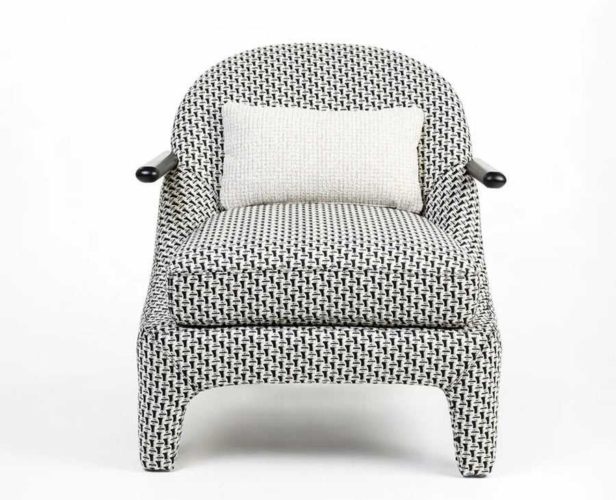 Pittsburgh Accent Chair Furniselan Black & White