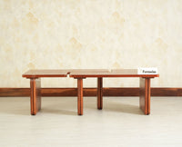Pivot Flexi Wooden Coffee Table Multi Functions Use Coffee & Side Table Brown Finish