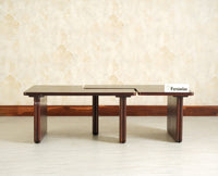 Pivot Flexi Wooden Coffee Table Multi Functions Use Coffee & Side Table Grey Finish