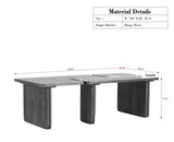 Pivot Flexi Wooden Coffee Table Multi Functions Use Coffee & Side Table Brown Finish