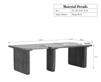 Pivot Flexi Wooden Coffee Table Multi Functions Use Coffee & Side Table Brown Finish