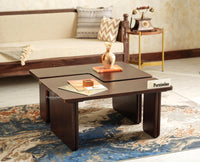 Pivot Flexi Wooden Coffee Table Multi Functions Use Coffee & Side Table Grey Finish