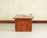 Pivot Flexi Wooden Coffee Table Multi Functions Use Coffee & Side Table Brown Finish