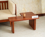 Pivot Flexi Wooden Coffee Table Multi Functions Use Coffee & Side Table Brown Finish