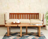 Pivot Flexi Wooden Coffee Table Multi Functions Use Coffee & Side Table Natural Oak  Finish