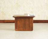 Pivot Flexi Wooden Coffee Table Multi Functions Use Coffee & Side Table Teak Finish