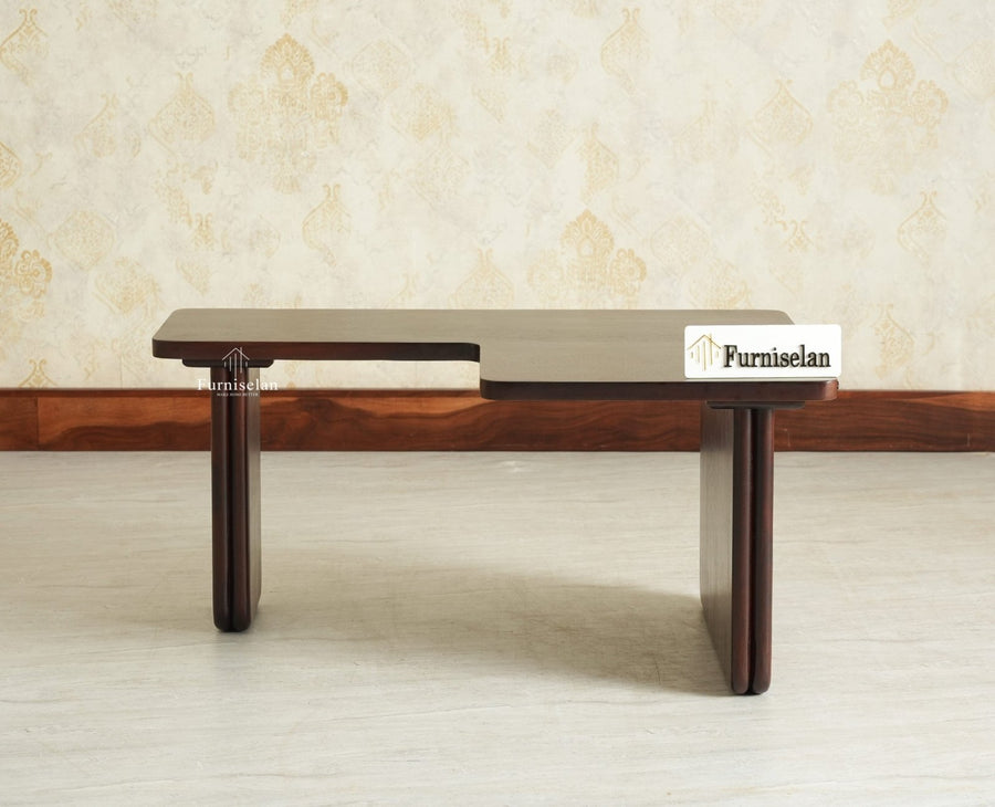 Pivot Flexi Wooden Coffee Table Multi Functions Use Coffee & Side Table Grey Finish
