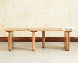 Pivot Flexi Wooden Coffee Table Multi Functions Use Coffee & Side Table Natural Oak Finish