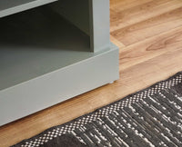 Porto Wooden One Door TV Cabinet Furniselan Cool-Grey