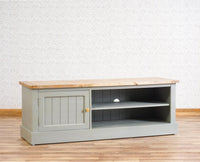 Porto Wooden One Door TV Cabinet Furniselan Cool-Grey