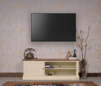 Porto Wooden One Door TV Cabinet - Tv Cabinet - Furniselan Frosty-White