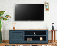Porto Wooden One Door TV Cabinet Furniselan China-Blue