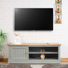 Porto Wooden One Door TV Cabinet Furniselan Cool-Grey